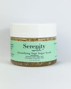 Detoxifying Sage Sugar Scrub